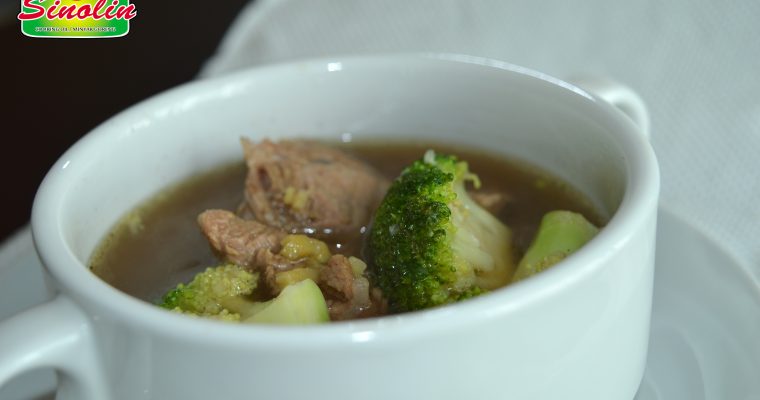 Chinese Beef and Broccoli Soup by Dapur Sinolin