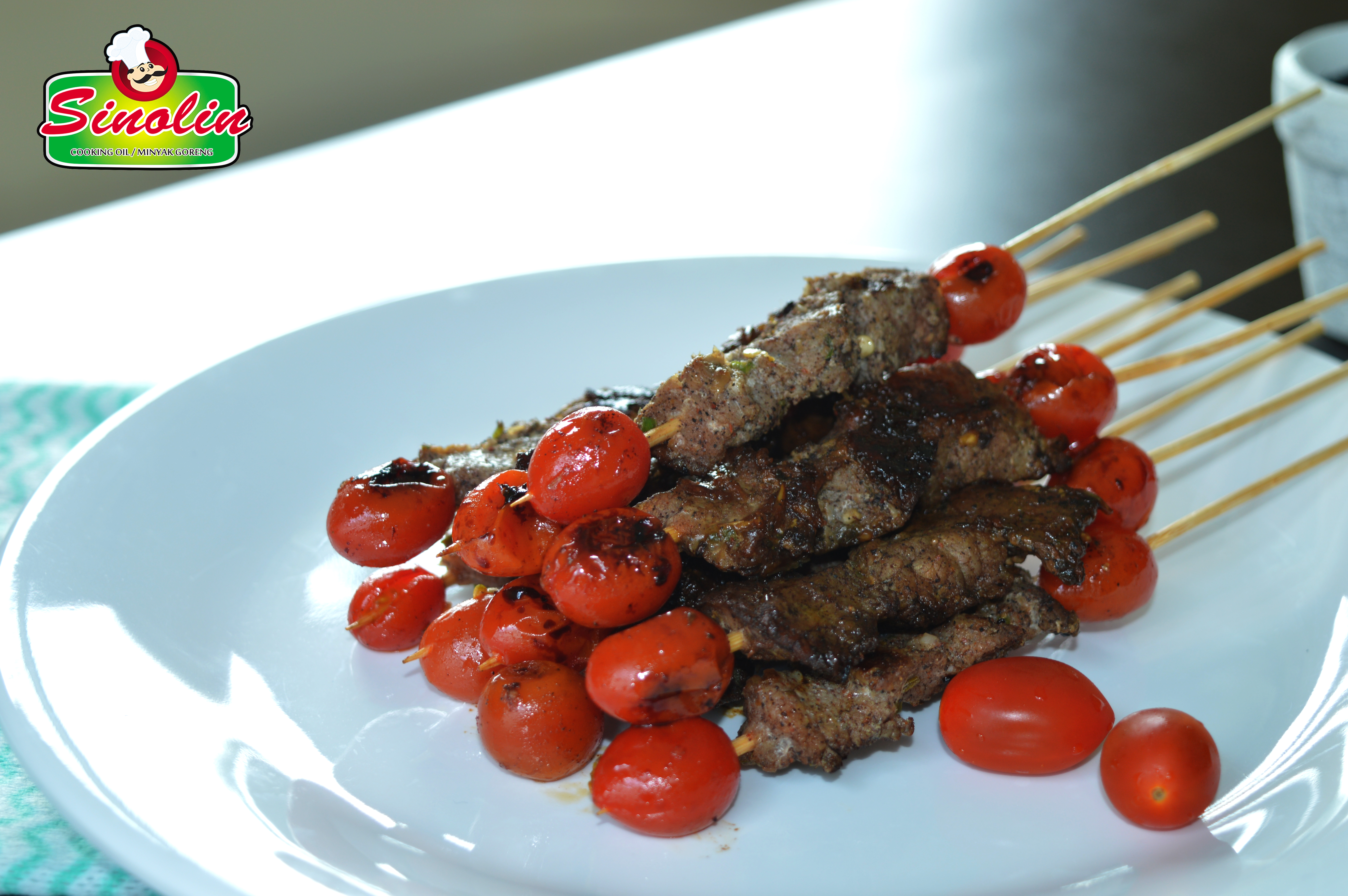 Turkish Kebabs with Cherry Tomato by Dapur Sinolin