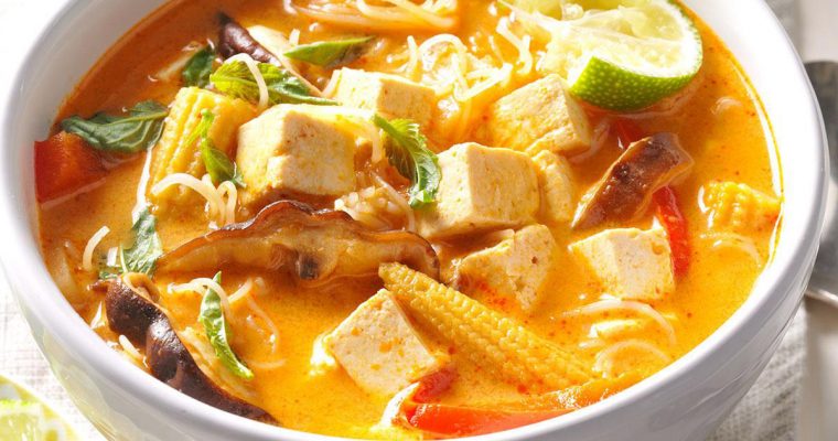 Vegetable Thai Curry Soup