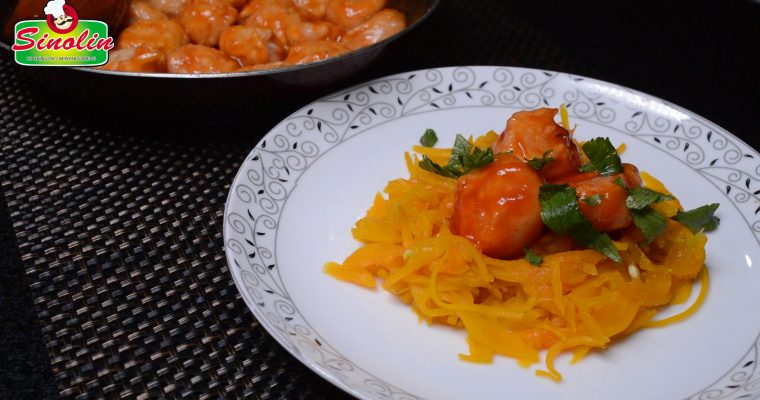 Chicken Meatballs & Squash Noodles by Dapur Sinolin