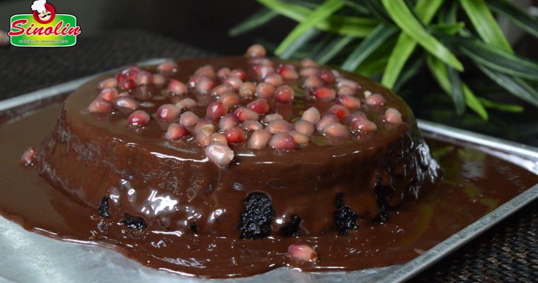 Brownies Coklat Meleleh dan Delima oleh Dapur Sinolin