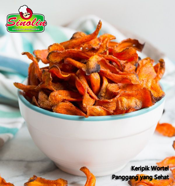 Healthy Baked Carrot Chips By Dapur Sinolin