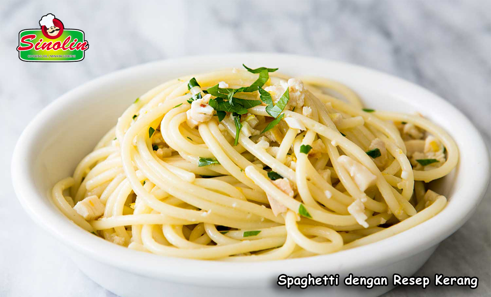 Spaghetti dengan Resep Kerang Oleh Dapur Sinolin