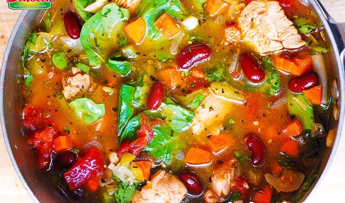 Resep Sup Ayam dan Bayam dengan Sayuran Oleh Dapur Sinolin