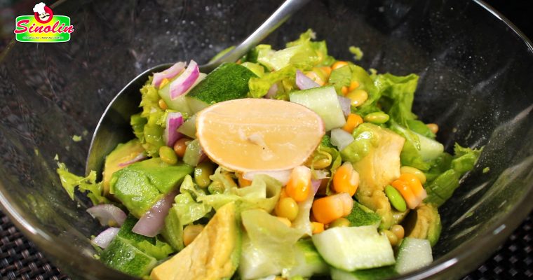 Edamame Avocado Salad by Dapur Sinolin