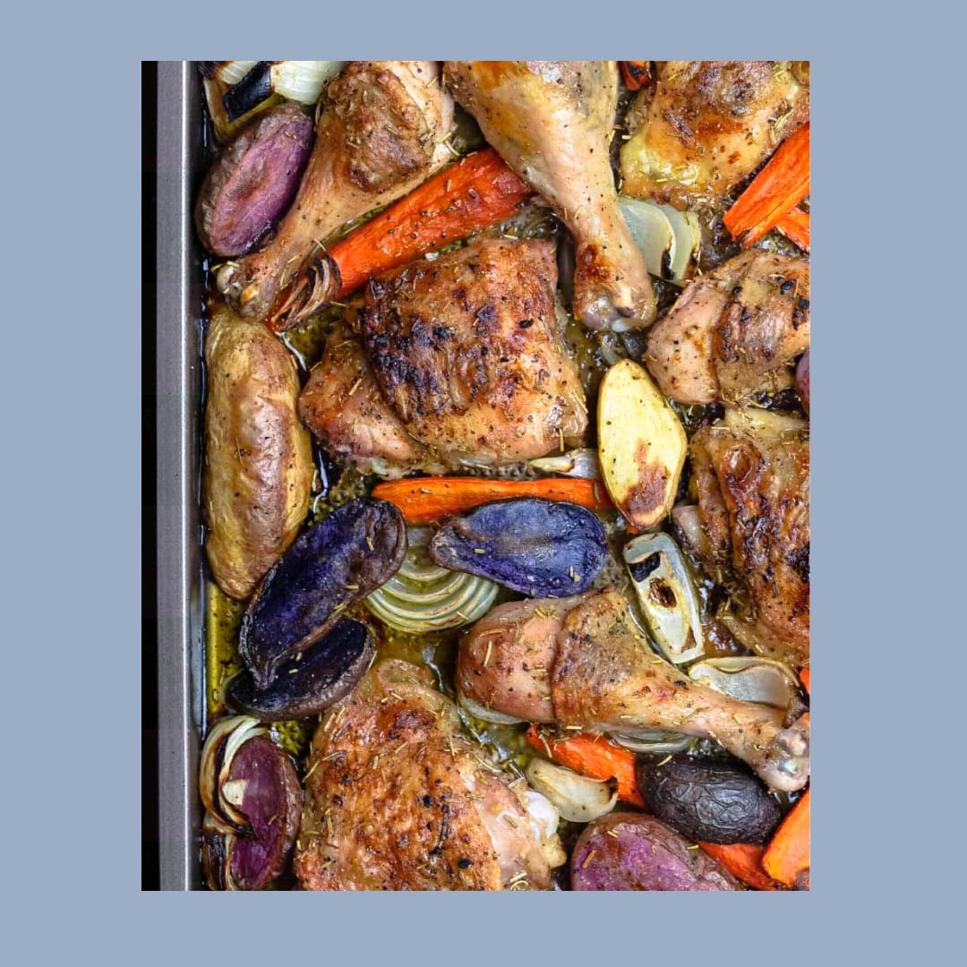 Resep Ayam Panggang Rosemary Dengan Sayuran Oleh Dapur Sinolin