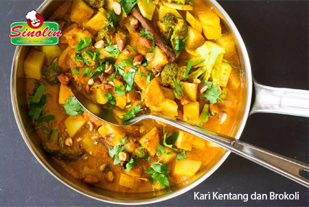 Potato and Broccoli Curry | Dapur Sinolin