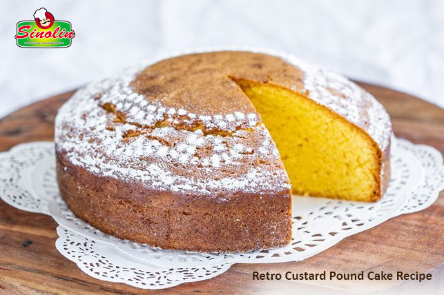 Retro Custard Pound Cake Recipe By Dapur Sinolin