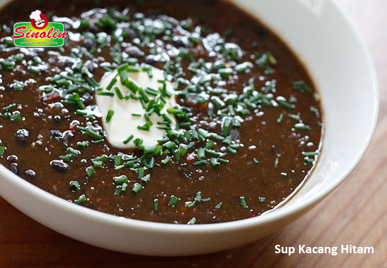Black Bean Soup | Dapur Sinolin
